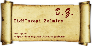 Diószegi Zelmira névjegykártya